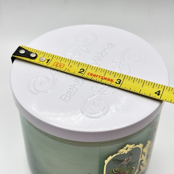Bath And Body Works Spring Apple 3 Wick Jar Candle 14.5 oz Green Vanilla Pear - Picture 14 of 14